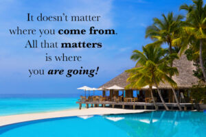 It matters where you are going